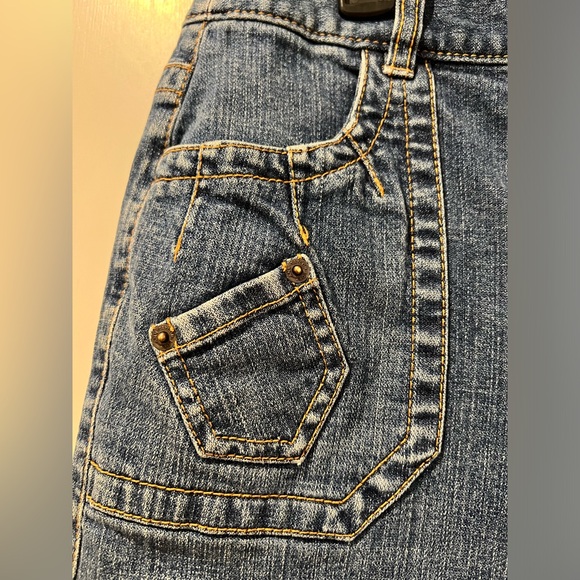 Ann Taylor Loft Women’s Denim Goucho Jeans capris Coulotts 4 - Picture 2 of 10